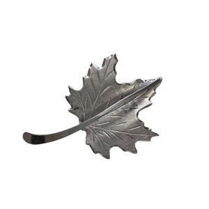 Vintage Beau sterling silver maple leaf brooch pin vintage